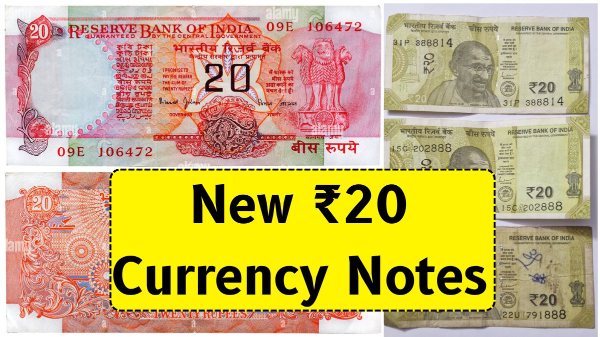 New ₹20 Currency Notes